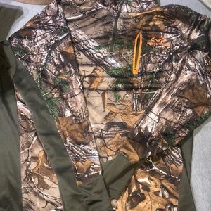 Camo quarter zip